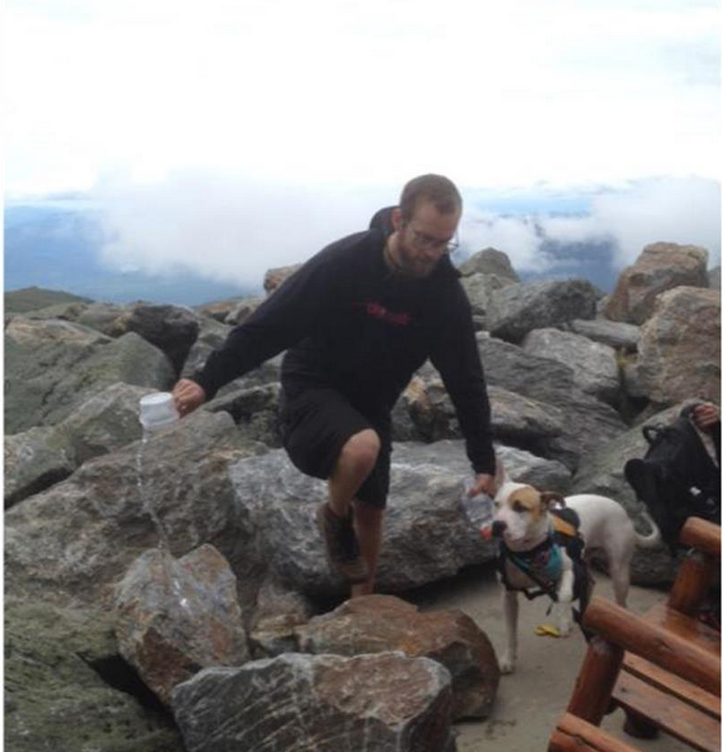 State police seek help identifying this man and his dog, which they say killed another dog at Tuckerman's Ravine.
