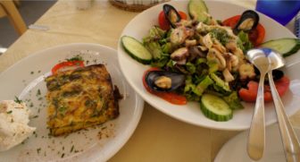 Lunch Santorini Style.