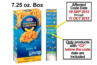 Kraft voluntarily recalls 6.5 million boxes of  its Macaroni and Cheese .