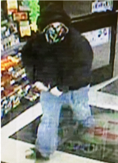 Robber from 7-Eleven surveillance footage.