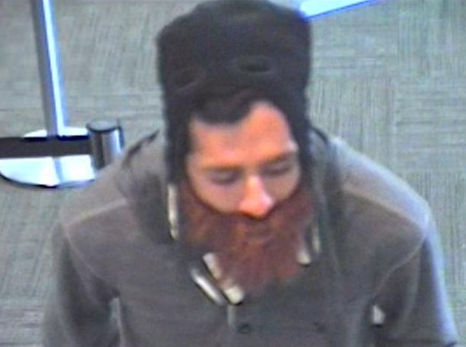 Citizens bank robber, from surveillance footage.