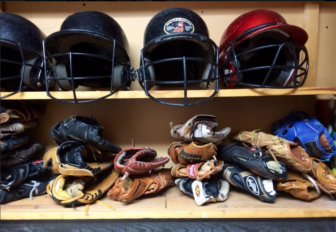 Equipment donated to Central Little League by Project Play.