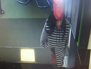 Surveillance photo of bank robber.