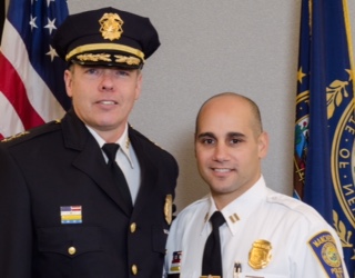 Chief Nick Willard, left, and Capt. Carlo Capano, who will be promoted to Assistant Chief.