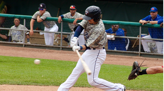 Shane Opitz drove home the lone run for New Hampshire on a second-inning triple.