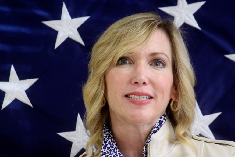 Kelley Ashby Paul, wife of U.S. Sen. Rand Paul, R-KY, stopped by her husbands Manchester campaign officer on Wednesday.