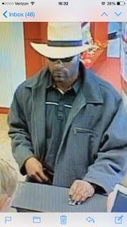 Bank of America robbery suspect.