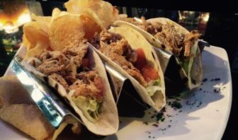 N'awlins Grille pulled chicken tacos