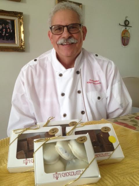 Kevin Miller of KRM Chocolates in Salem, NH.