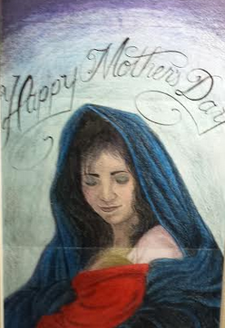 A painting sent to the author by Eric G. from prison.