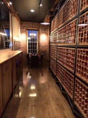 Private wine room at The Foundry