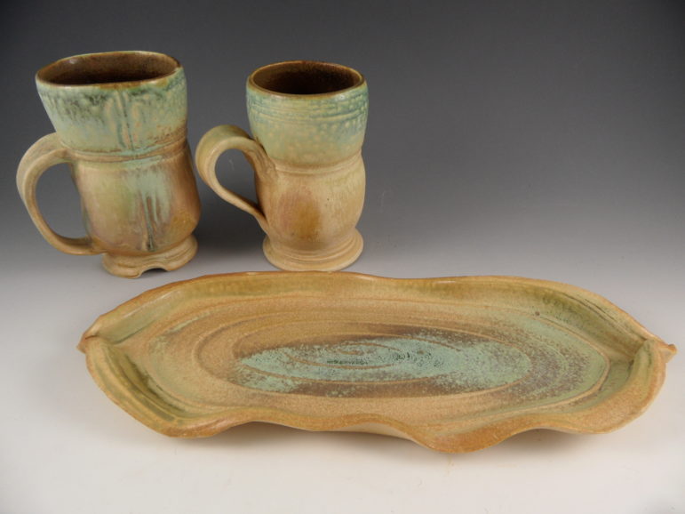Mugs by Lori Rollason.