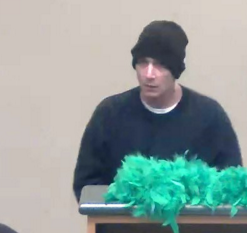 Suspected bank robber from TD Bank surveillance video.