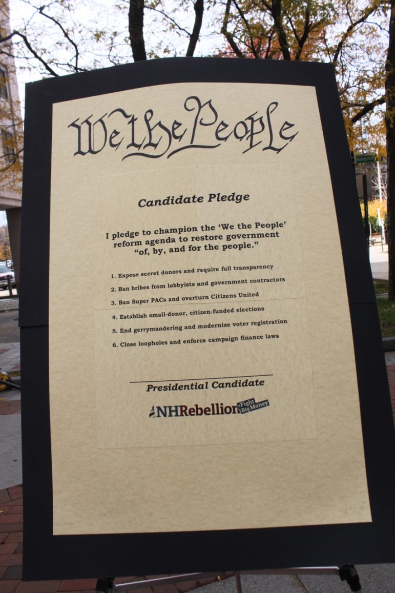 We the People Pledge outlines six initiatives.