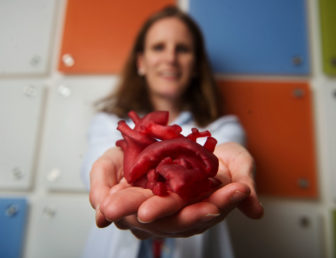 3D printed heart.