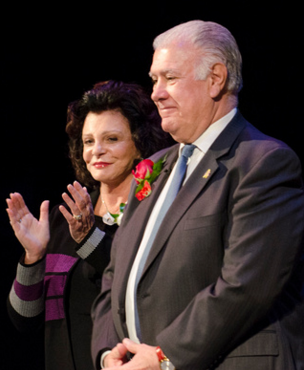 Mayor Ted Gatsas with his wife, Cassandra.
