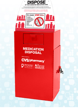 Drug disposal box will be stationed at Manchester Police headquarters.