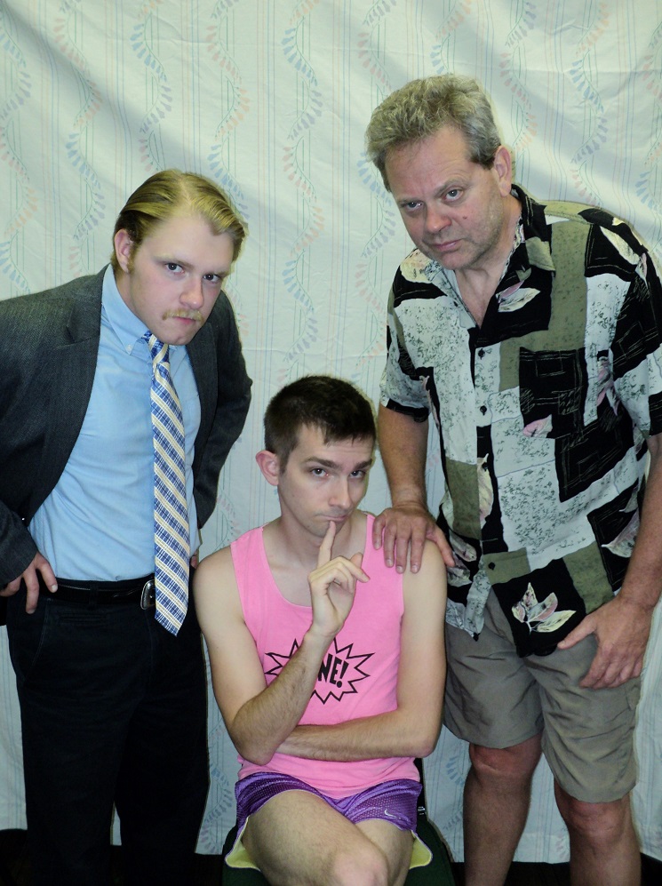 Pictured left to right Rodrick Grass of Chester, seated: Michael Domeny of Londonderry and Christopher Vick of Nashua. 