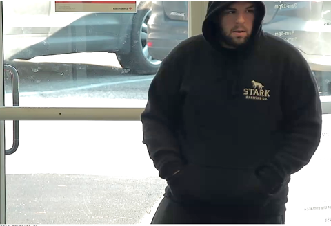 Suspect in Bank of America robbery on Sept. 14.