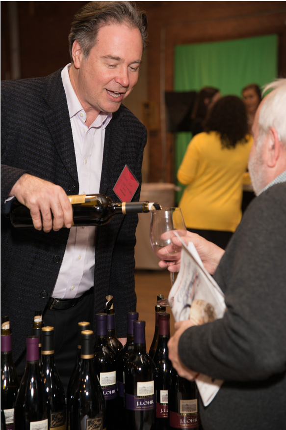 Steve Lohr of J. Lohr Vineyards & Wines takes part in last year’s NH Wine Week. 