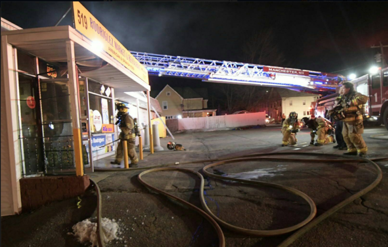 Early-morning fire at Rodriguez Market