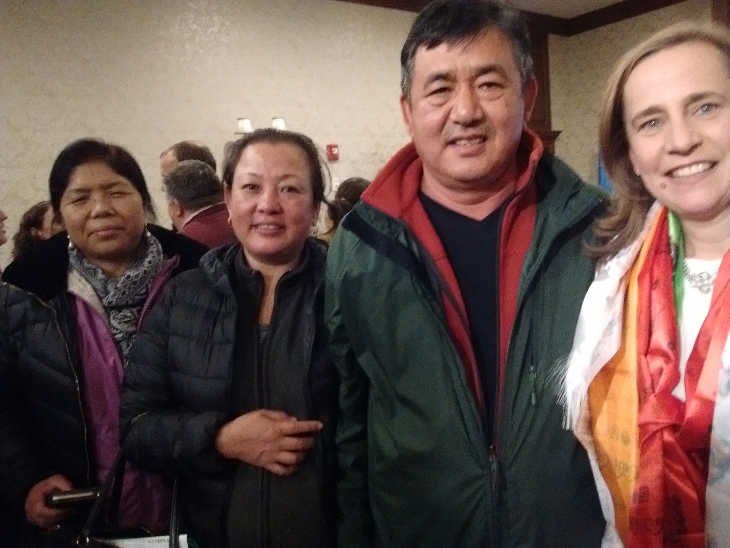 Joyce Craig and Nepalese community members
