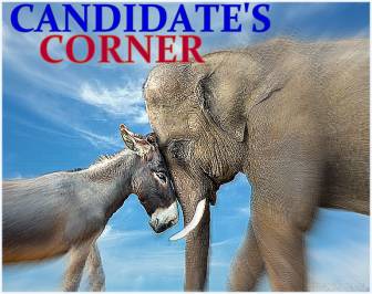 Donkey and Elephant Head to Head Funny Picture