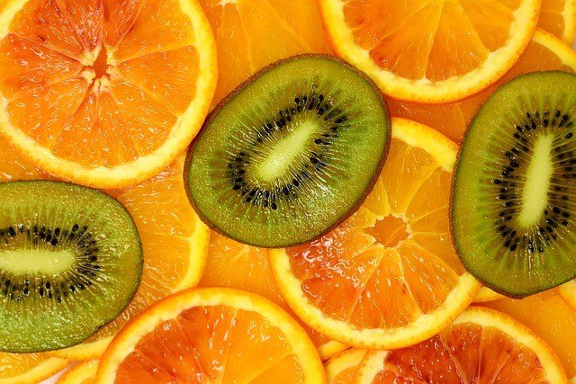 oranges and kiwi