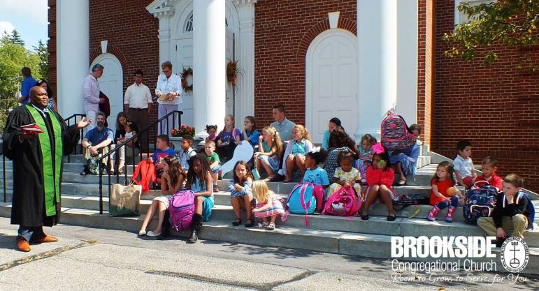 Brookside Church Blessing of the Backpacks