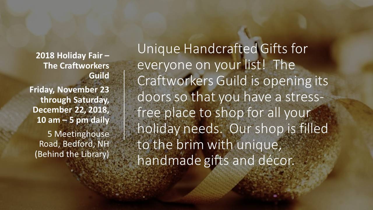 Craftworkers' Guild Holiday Fair