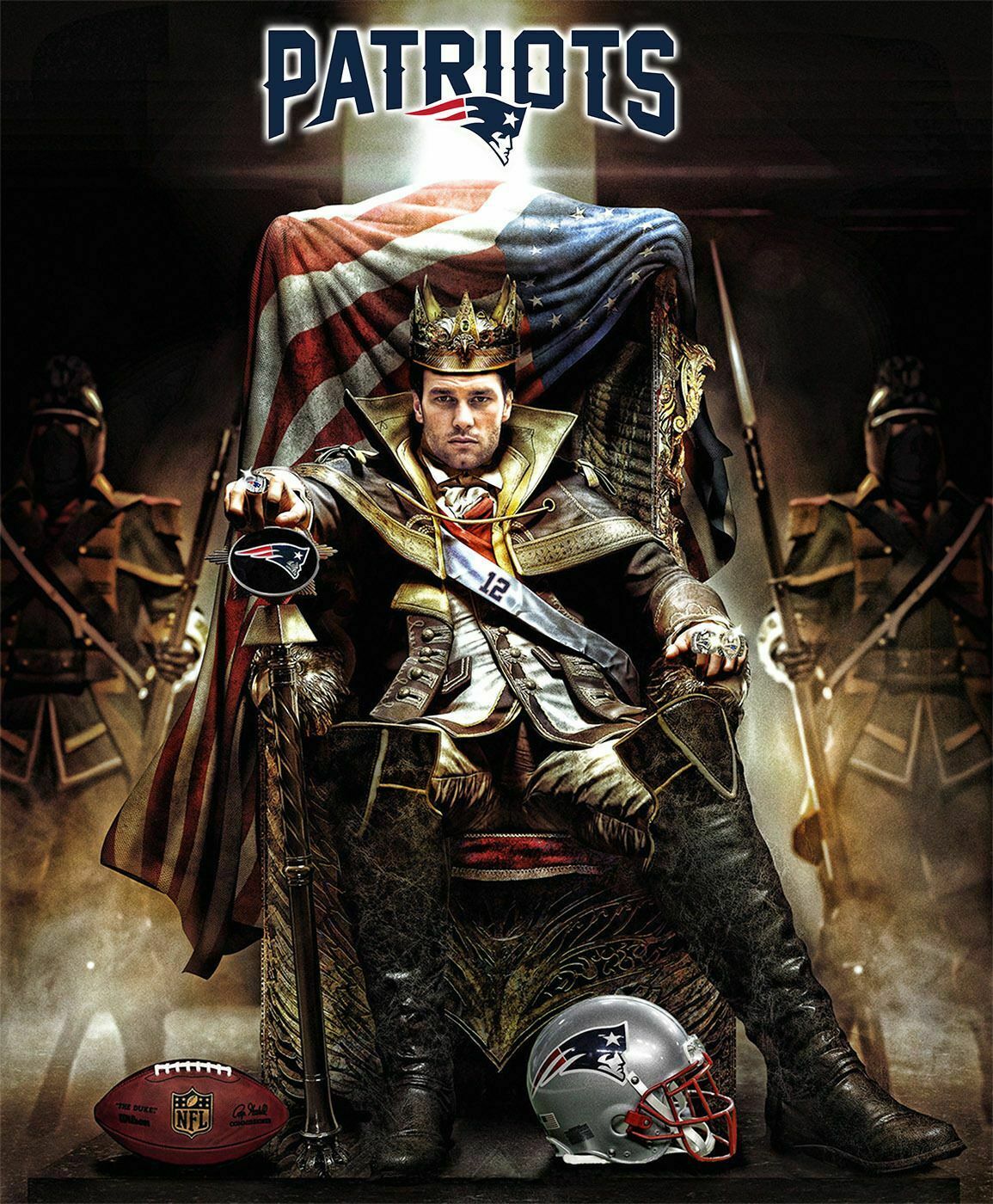 Tom Brady - Game Of Thrones American Patriot meme.