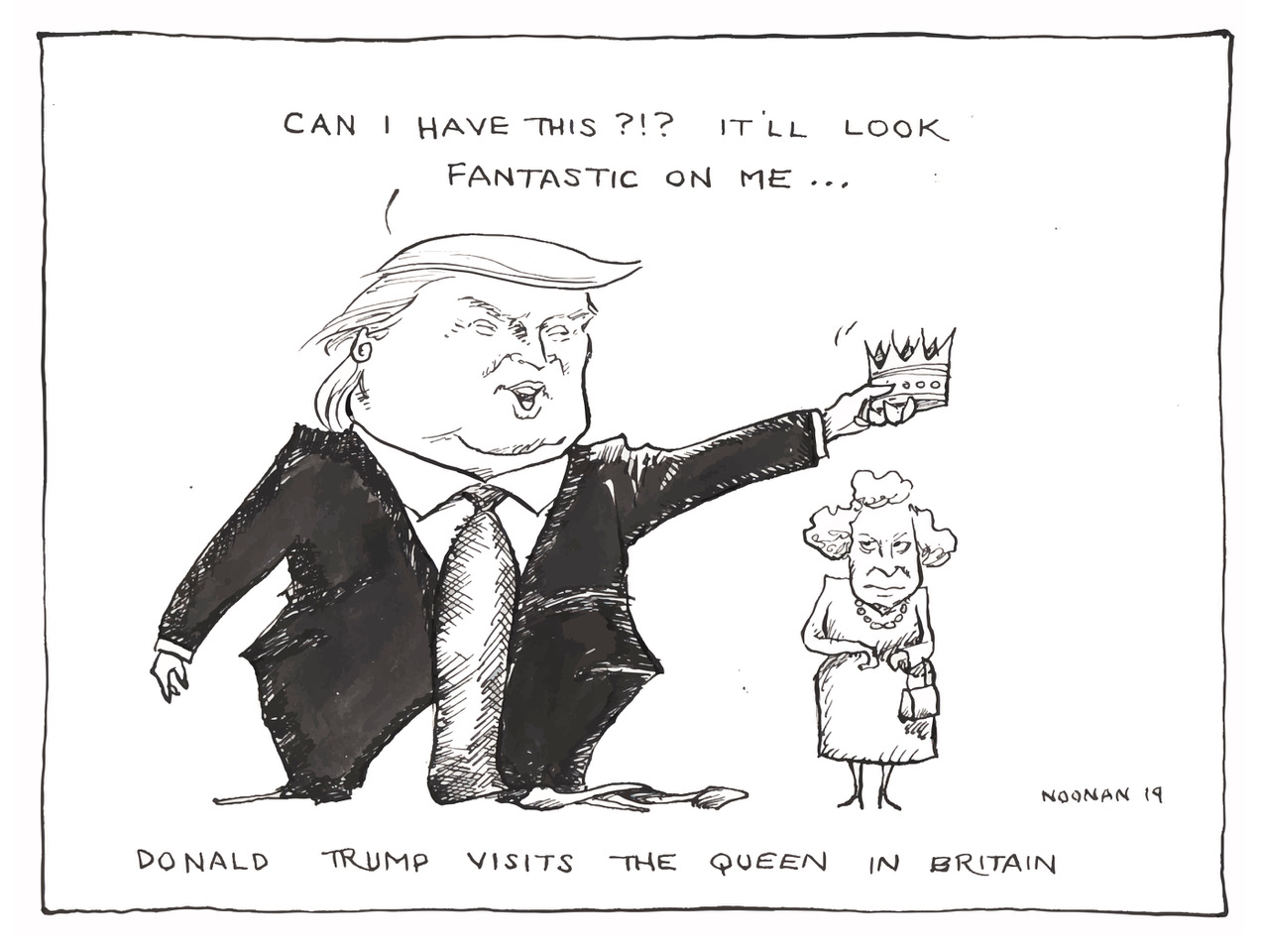 trump queen cartoon copy