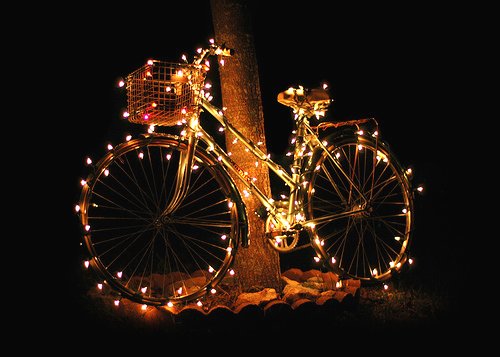 Bicycle Christmas Lights