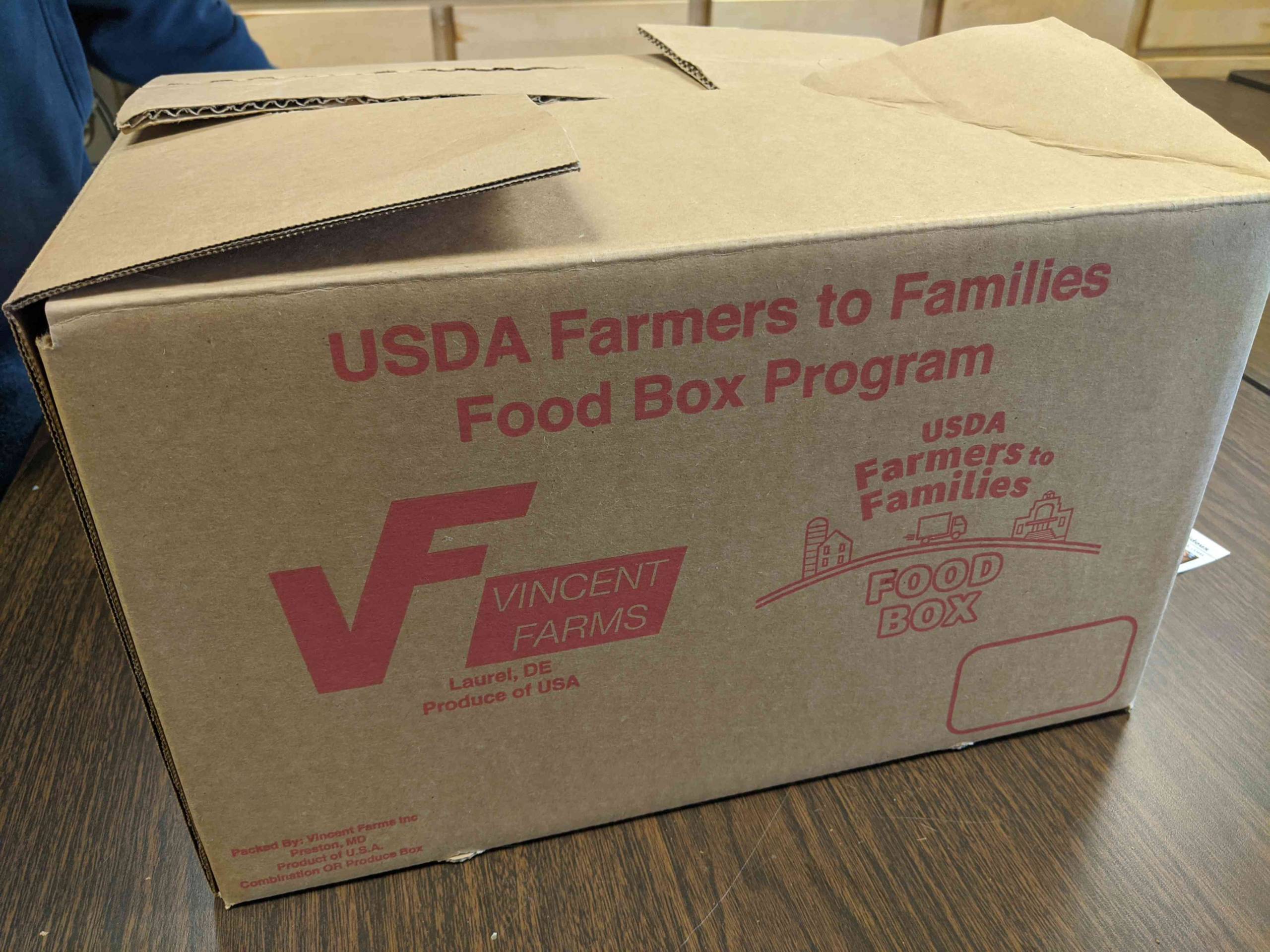farmers to families food box program vermont