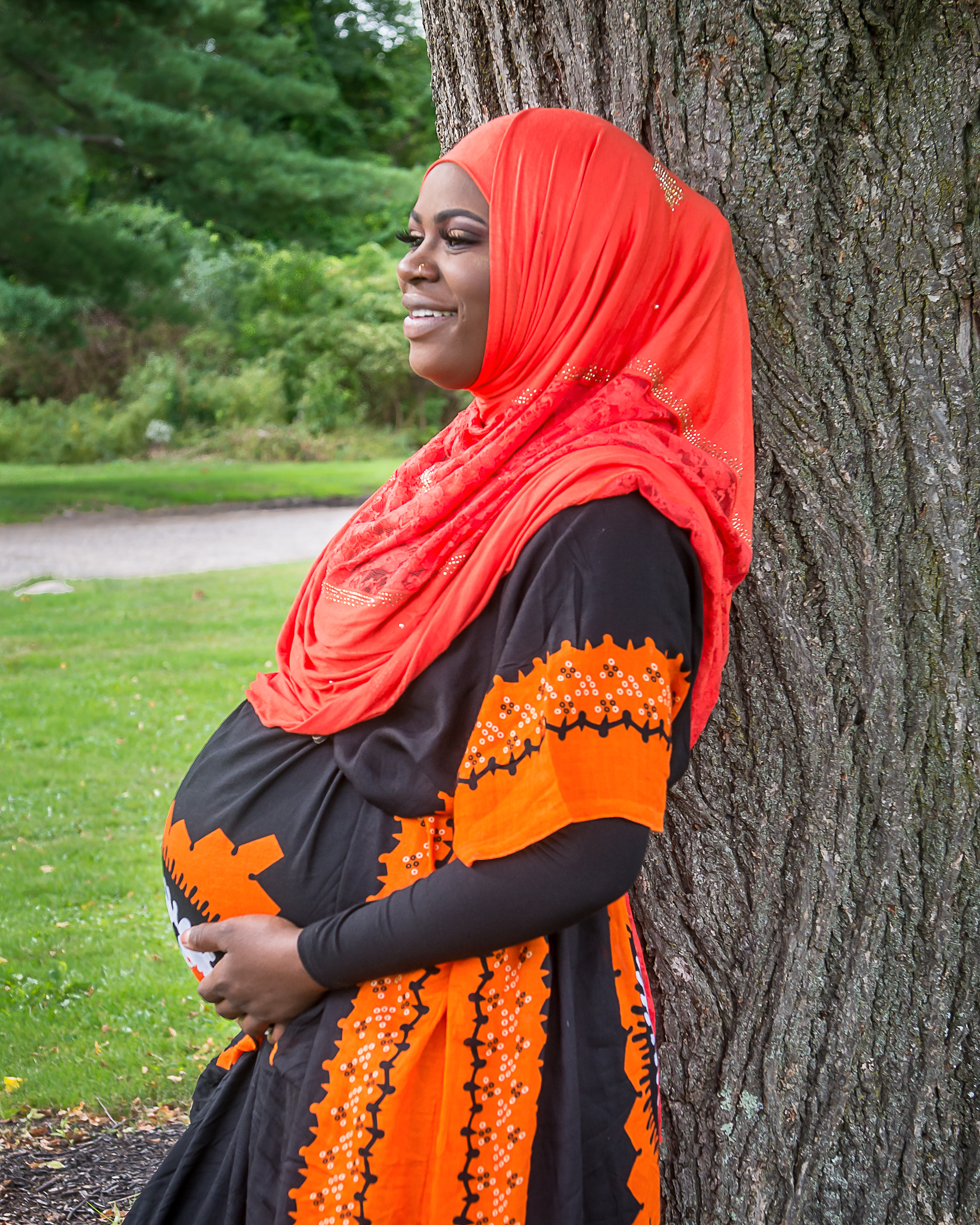 Pregnant Somalia woman Manchester 2018 1