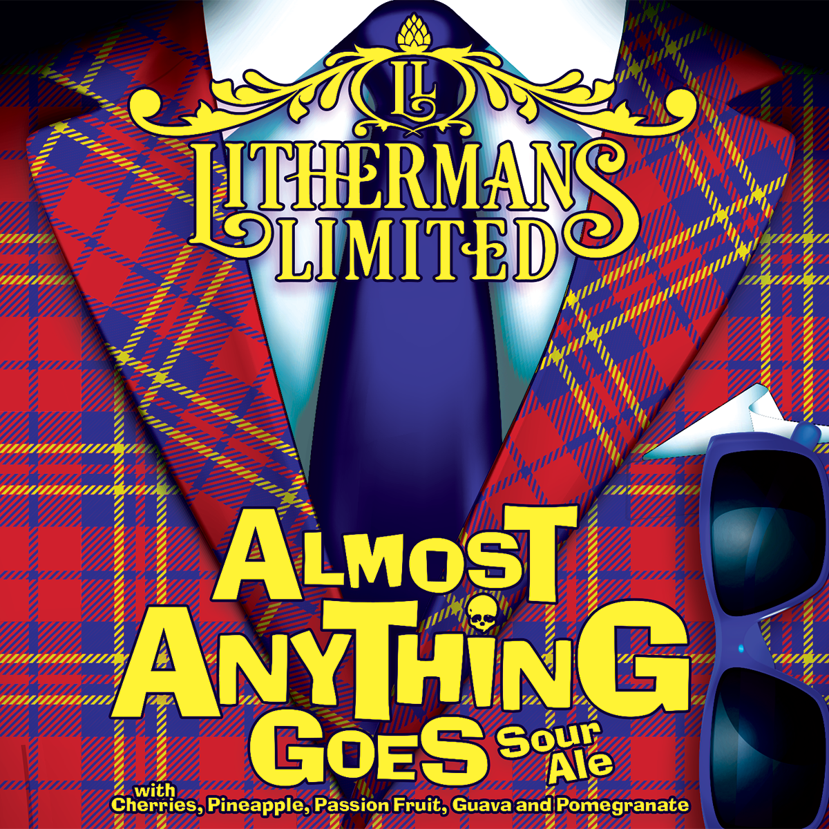 lithermans limited brewery nh craft beer label untappd almost anything goes fruitpunch sour ale