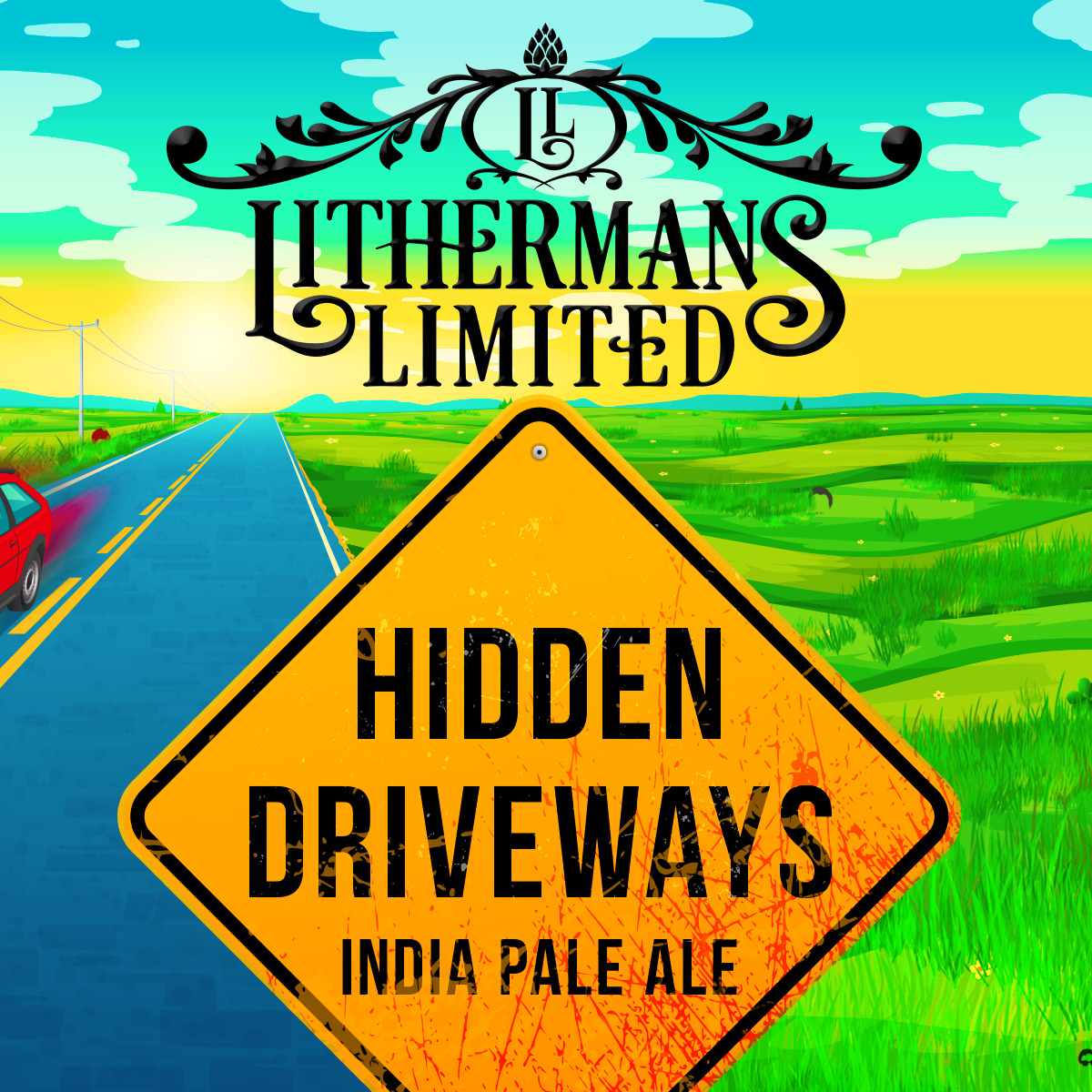 lithermans limited brewery nh craft beer label untappd hidden driveways india pale ale ipa