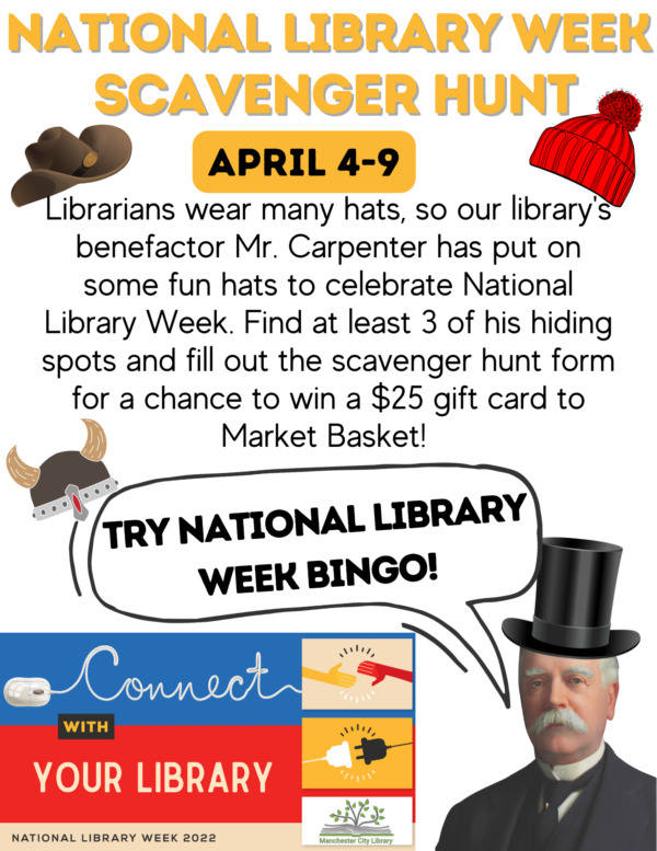 National Library Week Scavenger Hunt Flyer 600x777 1