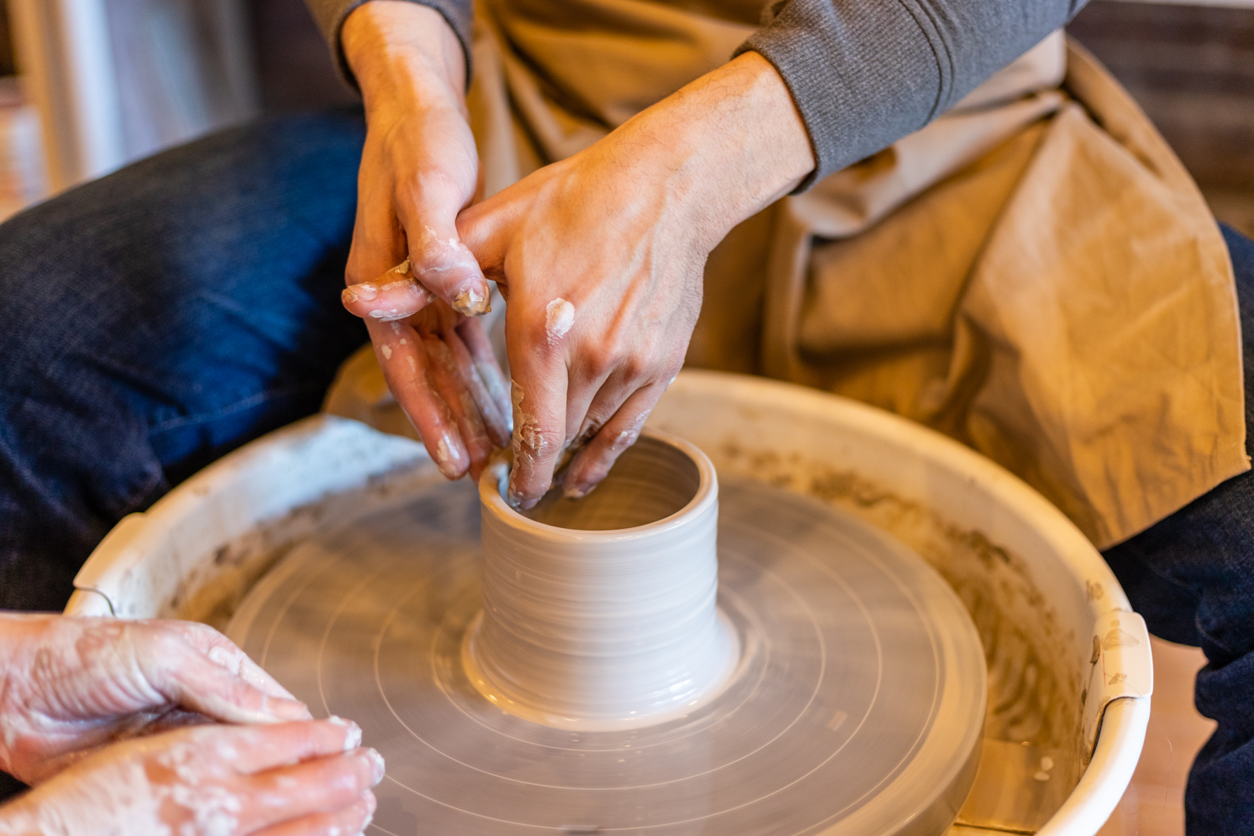 Studio550 pottery wheel hands 140