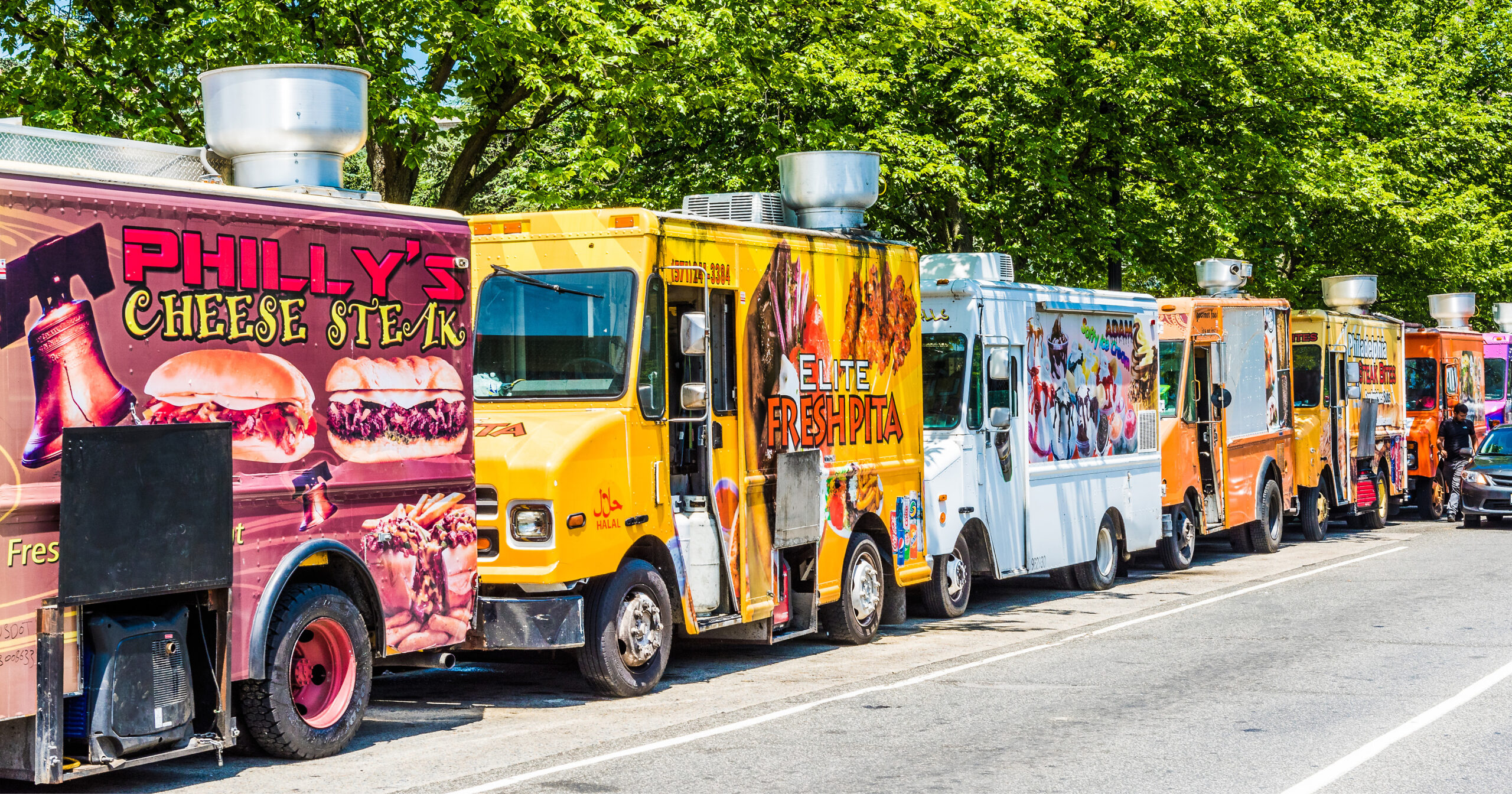 Food trucks lined up and ready. Brian Chicoine image scaled