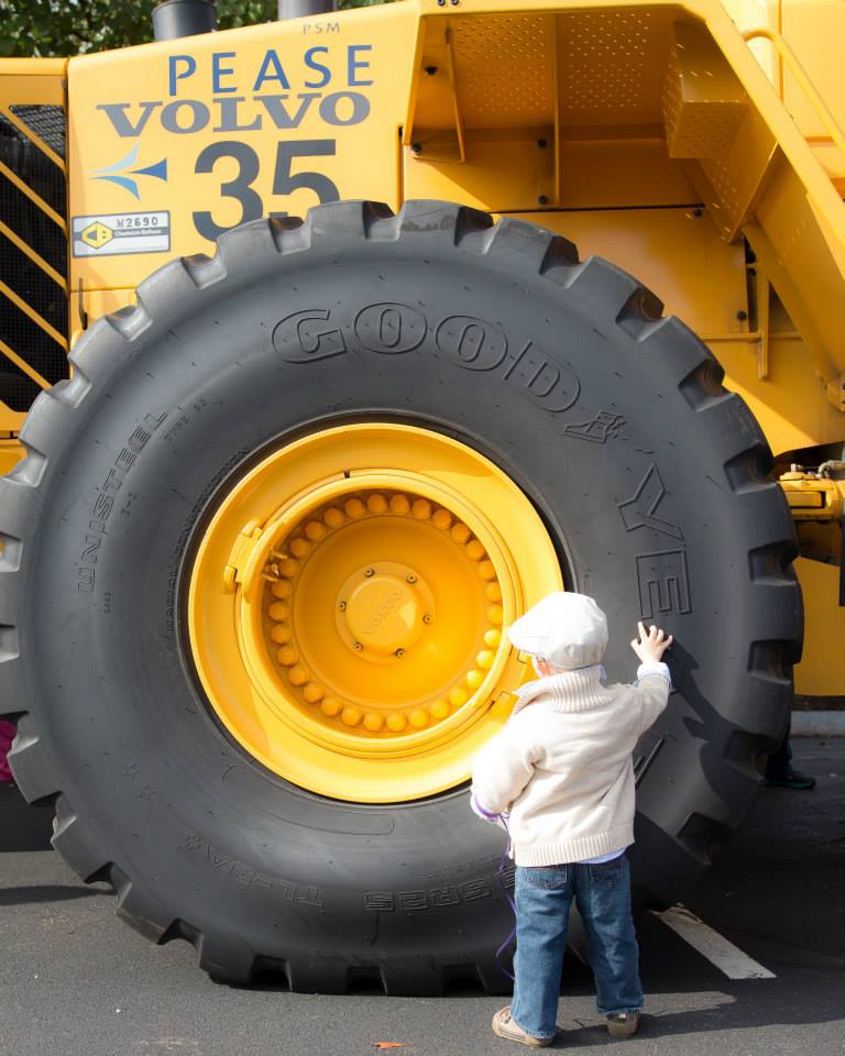 Kid with Tire