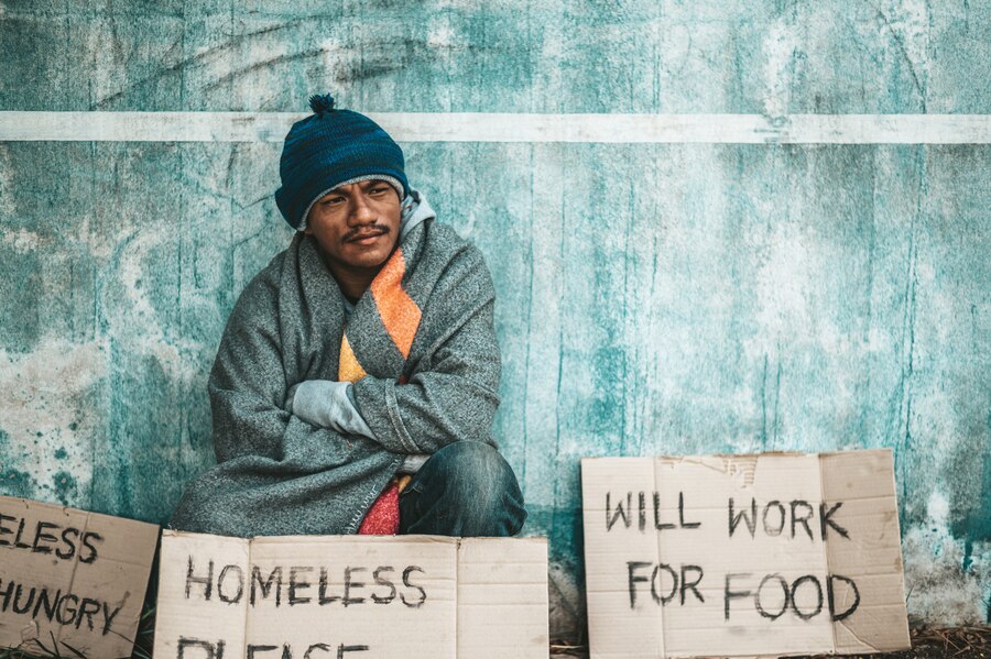 Homelessness can happen to Anyone Photo Credit FreePik