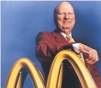 Richard McDonald, of Manchester, NH, founded McDonald's with his brother, Maurice.